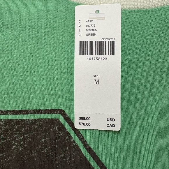 NWT By Anthropologie Oversized Sporty Tee Size Medium - Picture 7 of 14